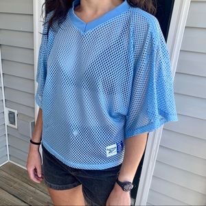 Vintage sports Reebok Cropped football Jersey top